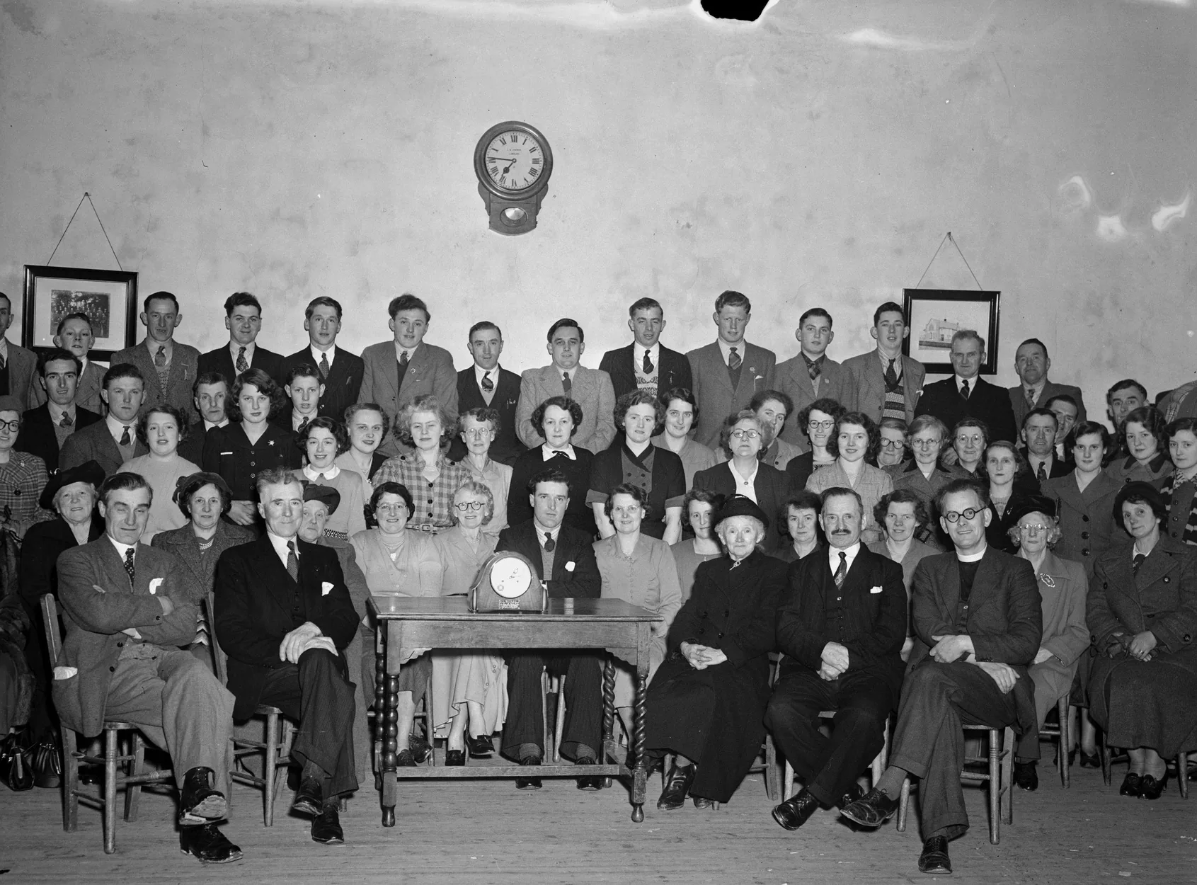 Groupe de chorale en salle Groupe de chorale en salle