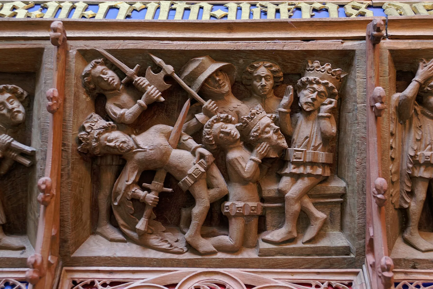 carved choir of medieval singers carved choir of medieval singers