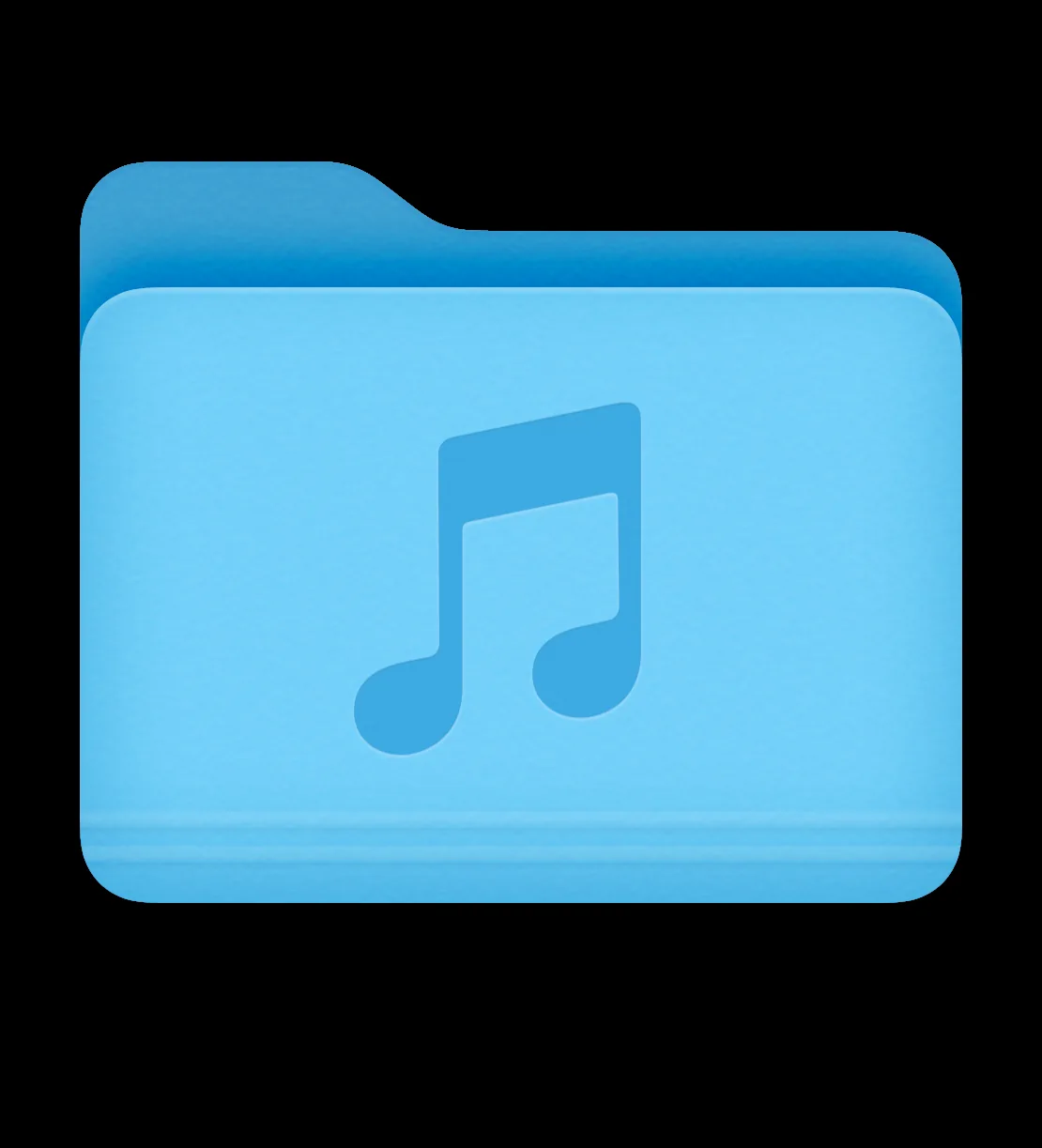 Music folder for choral sheet music