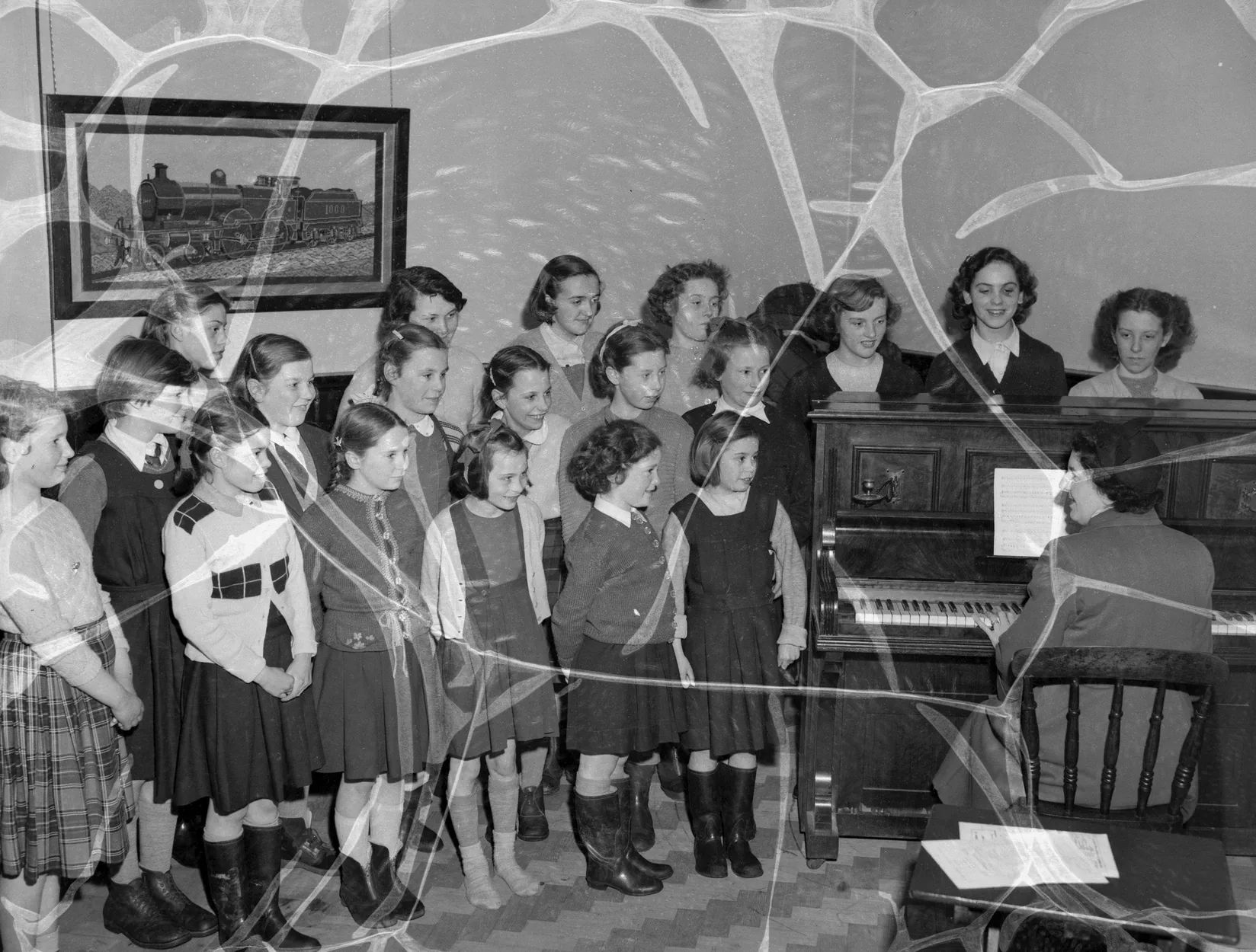 children’s choir in music class