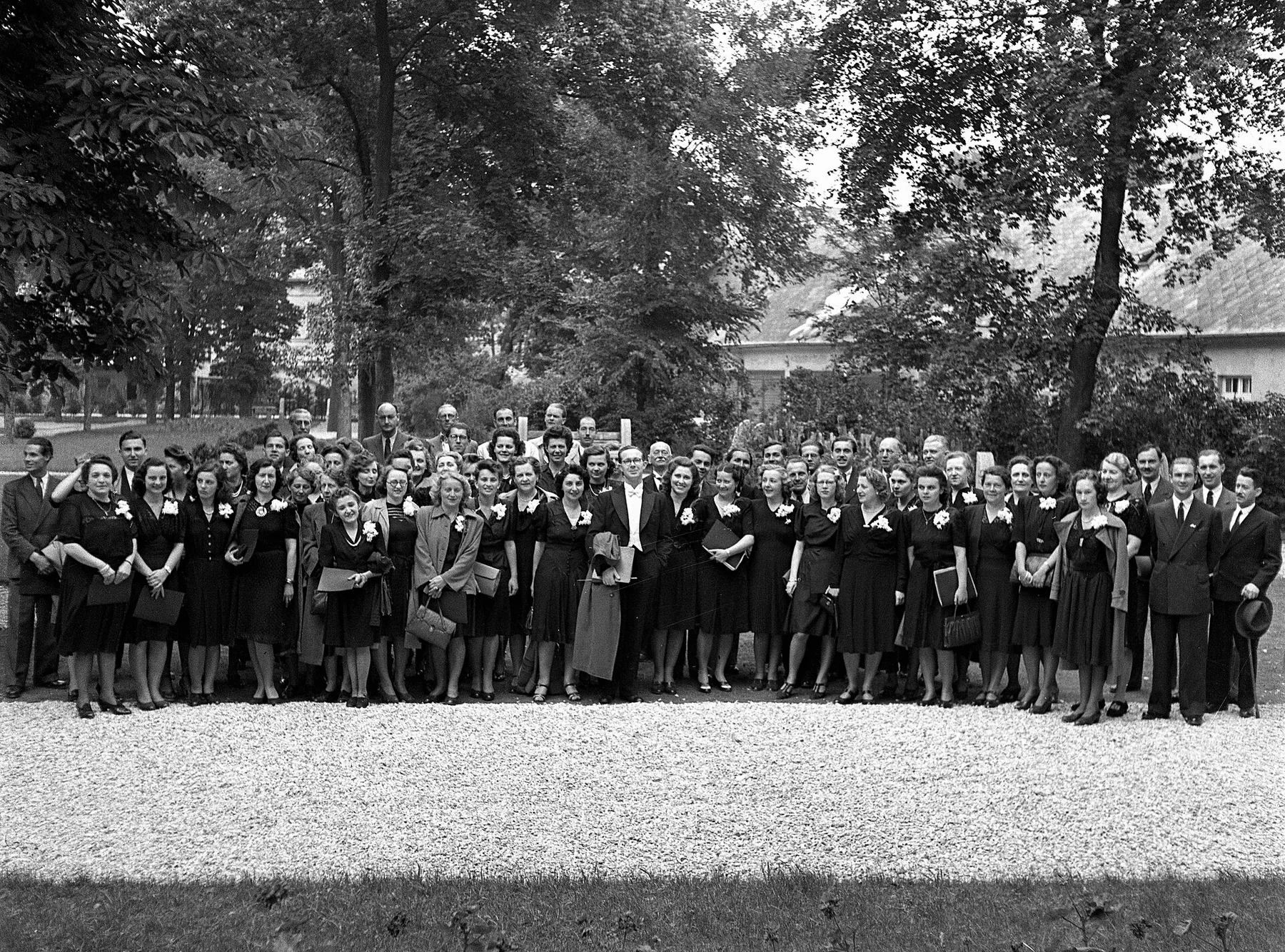 adult choir gathered outdoors adult choir gathered outdoors