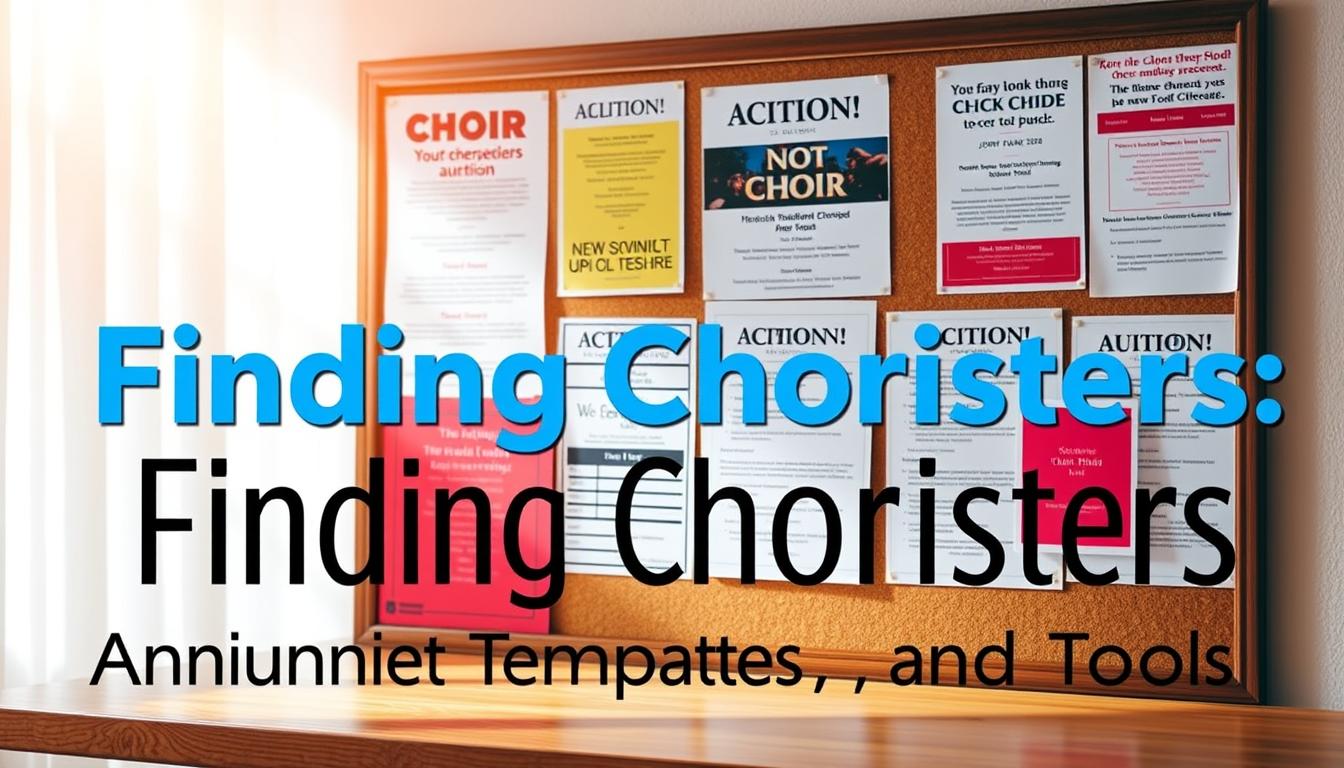 Trouver des choristes : modèles d’annonce et outils