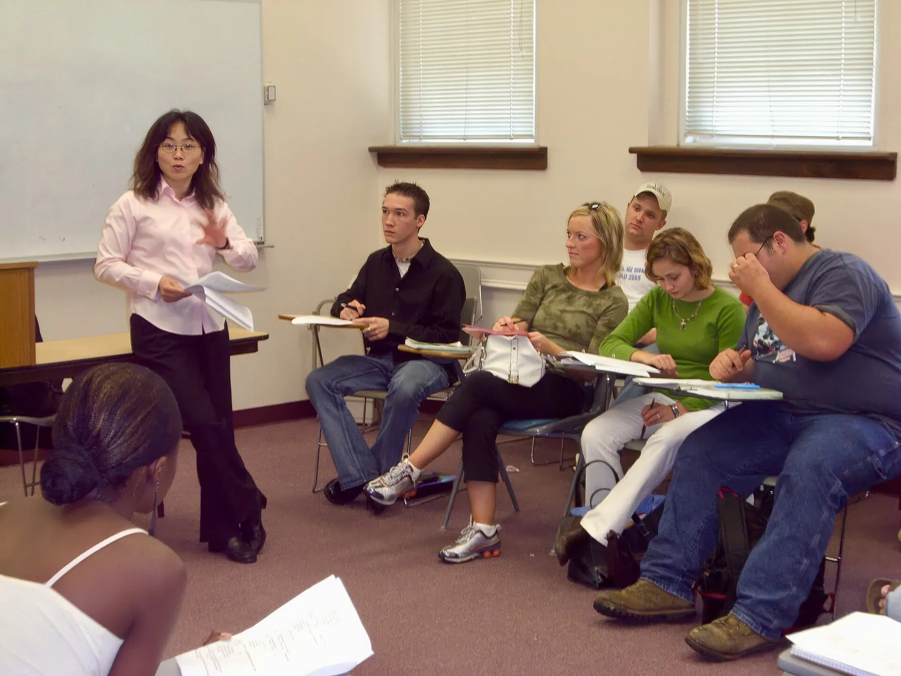 singing class in a classroom singing class in a classroom