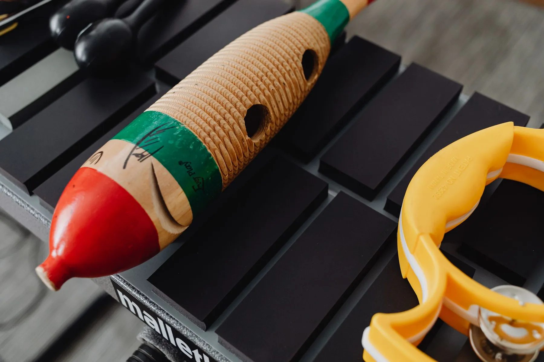 Rhythmic instrument on a musical keyboard Rhythmic instrument on a musical keyboard