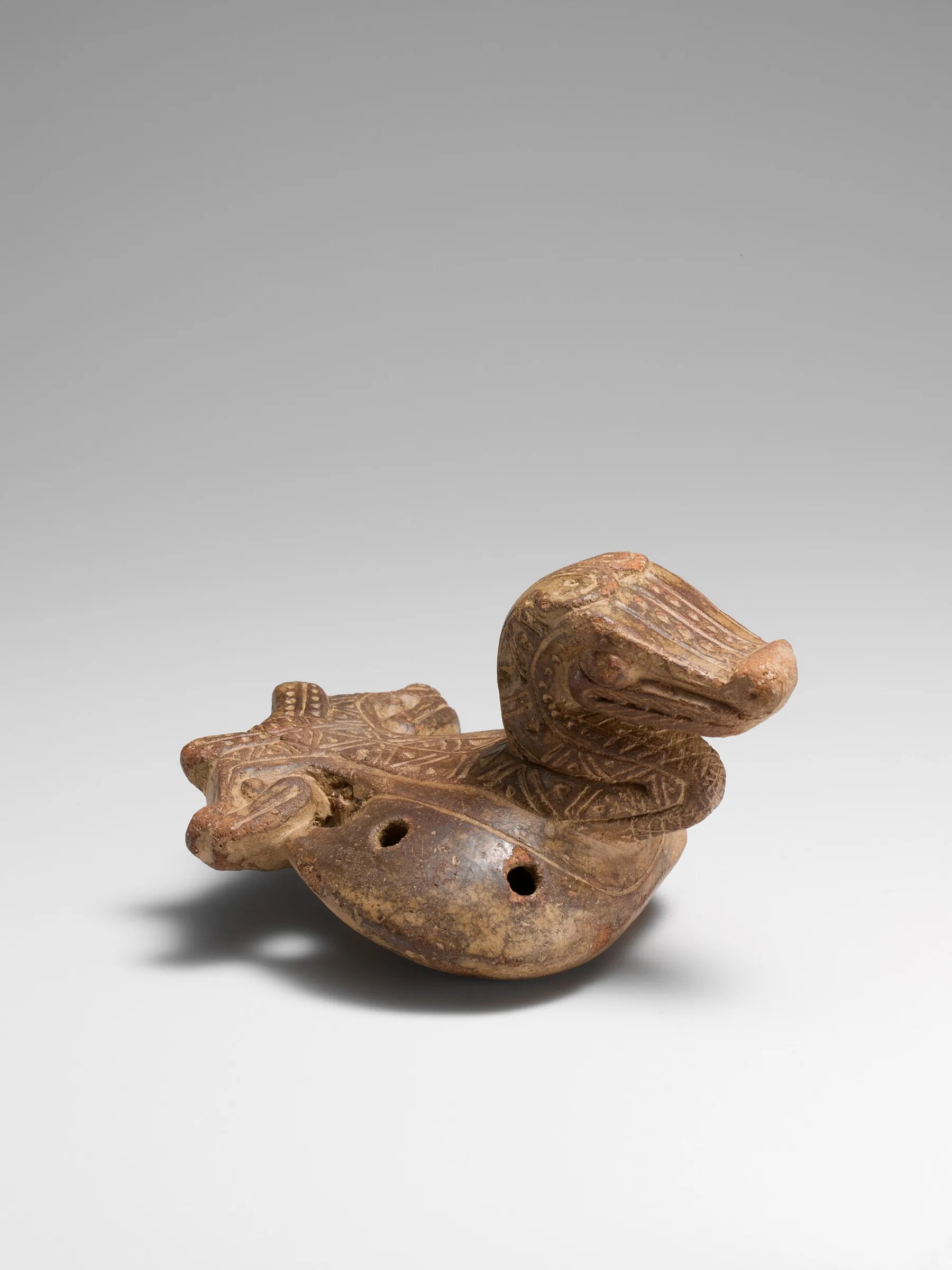 Ocarina traditionnel en céramique décorée Ocarina traditionnel en céramique décorée